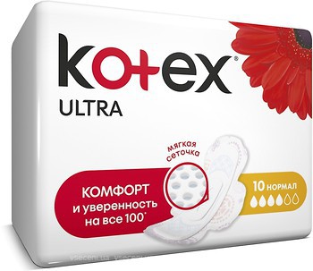 Фото Kotex Ultra Dry Normal 10 шт