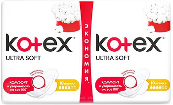 Фото Kotex Ultra Soft Normal Duo 20 шт