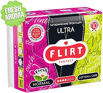 Фото Fantasy Flirt Ultra Fresh Normal Cotton And Care 10 шт