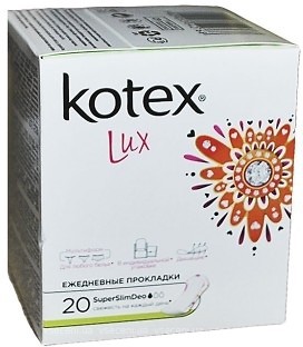Фото Kotex Lux Super Slim Deo 20 шт