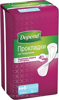 Фото Depend Normal Plus Pad 12 шт