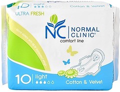 Фото Normal Clinic Ultra Fresh Silk & Dry 10 шт