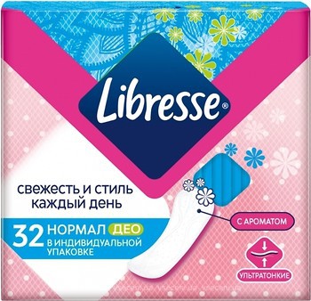 Фото Libresse Daily Fresh Normal Deo 32 шт