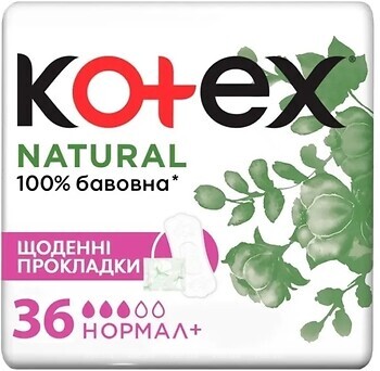 Фото Kotex Natural нормал 36 шт