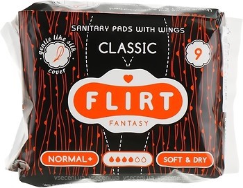 Фото Fantasy Flirt Classic Normal Soft & Dry 9 шт