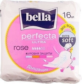 Фото Bella Perfecta Ultra Rose Deo Fresh 16 шт