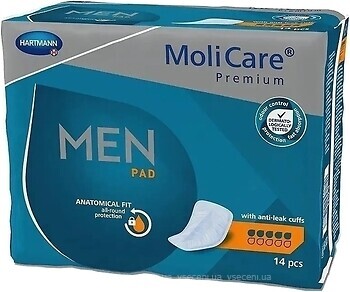 Фото MoliCare Premium Men Pad 5 14 шт