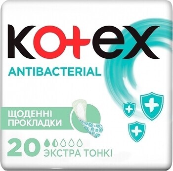 Фото Kotex Antibacterial Extra Thin 20 шт
