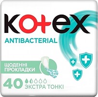 Фото Kotex Antibacterial Extra Thin 40 шт