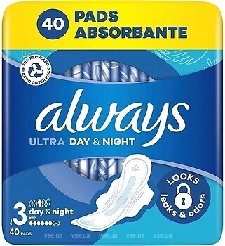 Фото Always Ultra Day&Night 40 шт