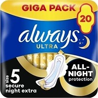 Фото Always Ultra Secure Night Extra 20 шт