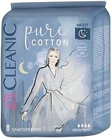 Фото Cleanic Pure Cotton Night 8 шт