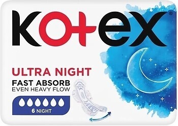 Фото Kotex Ultra Night 6 шт