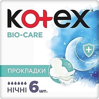 Фото Kotex Bio-Care Night 6 шт