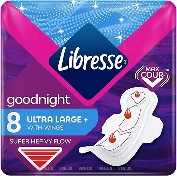 Фото Libresse Goodnight Ultra Large+ 8 шт