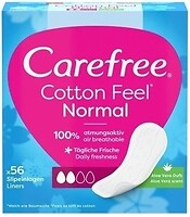 Фото Carefree Cotton Feel Normal Aloe 56 шт