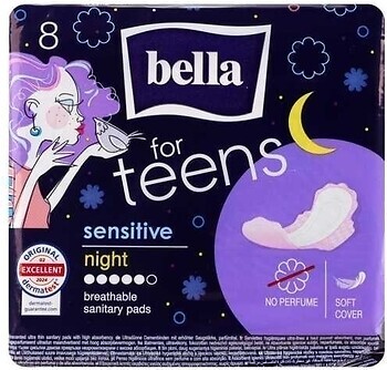 Фото Bella For Teens Sensitive Night 8 шт