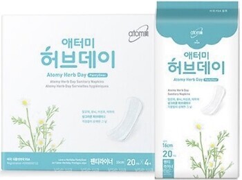 Фото Atomy Herb Day Panty Liner 20 шт (00574-1/000008276)