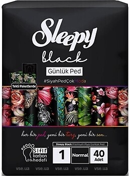 Фото Sleepy Black Normal-1 40 шт (ST22090126)