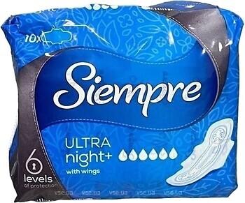 Фото Siempre Ultra Night+ 10 шт