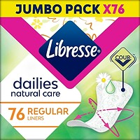 Фото Libresse Dailies Natural Care Regular 76 шт