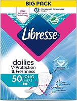 Фото Libresse Dailies V-Protection & Freshness Long 50 шт