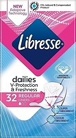 Фото Libresse Dailies V-Protection & Freshness Regular 58 шт