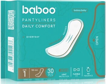 Фото Baboo Daily Pantyliners 30 шт