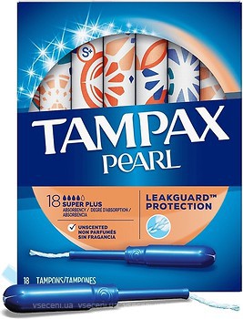 Фото Tampax Pearl Super Plus 18 шт