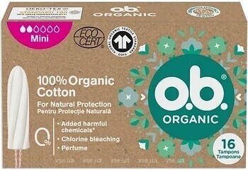 Фото O.B. Organic Mini 16 шт