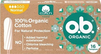 Фото O.B. Organic Normal 16 шт