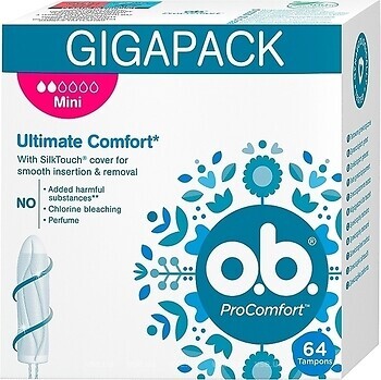 Фото O.B. ProComfort Mini 64 шт