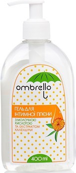 Фото Ombrello гель для інтимної гігієни з молочною кислотою та екстрактом календули 400 мл