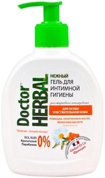 Фото Doctor Herbal гель для інтимної гігієни з екстрактом ромашки та обліпиховою олією 300 мл