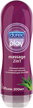 Фото Durex Play Massage 2in1 Aloe Vera інтимний гель-змазка 200 мл