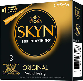 Фото Skyn Original презервативи безлатексні 3 шт