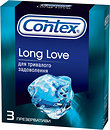 Фото Contex Long Love презервативи латексні з силіконовою змазкою 3 шт