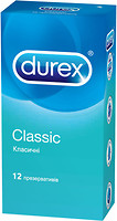 Фото Durex Classic презервативи латексні з силіконовою змазкою 12 шт