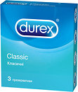 Фото Durex Classic презервативи латексні з силіконовою змазкою 3 шт