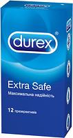 Фото Durex Extra Safe презервативи латексні з силіконовою змазкою 12 шт