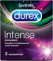 Фото Durex Intense Orgasmic презервативи латексні з силіконовою змазкою 3 шт