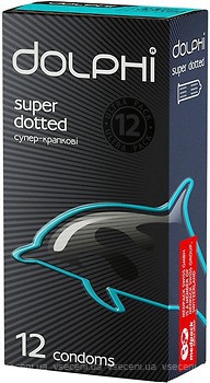 Фото Dolphi Super Dotted презервативи 12 шт