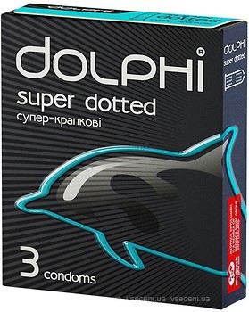 Фото Dolphi Super Dotted презервативи 3 шт