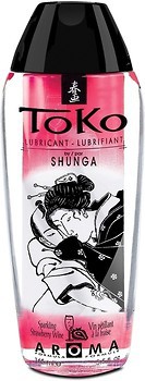 Фото Shunga Toko Aroma Sparkling Strawberry Wine інтимний гель-змазка 165 мл