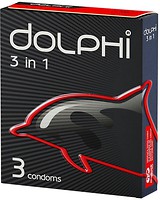 Фото Dolphi 3 in 1 презервативы 3 шт