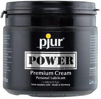 Фото Pjur Power Premium Cream інтимний гель-змазка 500 мл
