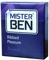 Фото Mr. Ben Ribbed Pleasure презервативы 3 шт