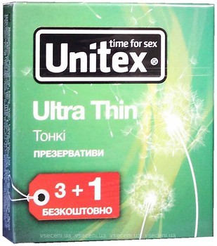 Фото Unitex Ultra Thin презервативи 4 шт