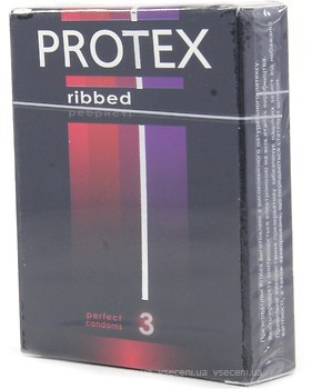 Фото Protex Ribbed презервативи 3 шт