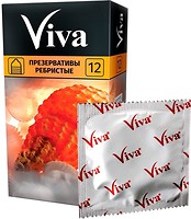 Фото Viva Ребристі презервативи 12 шт